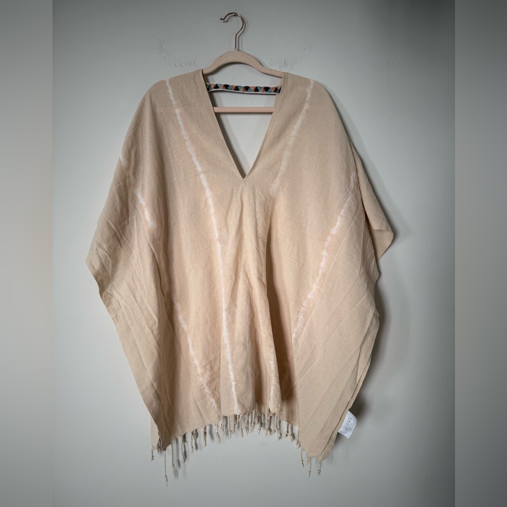 Turkish T Fringe Tie Dye 100% Cotton CoverUp
